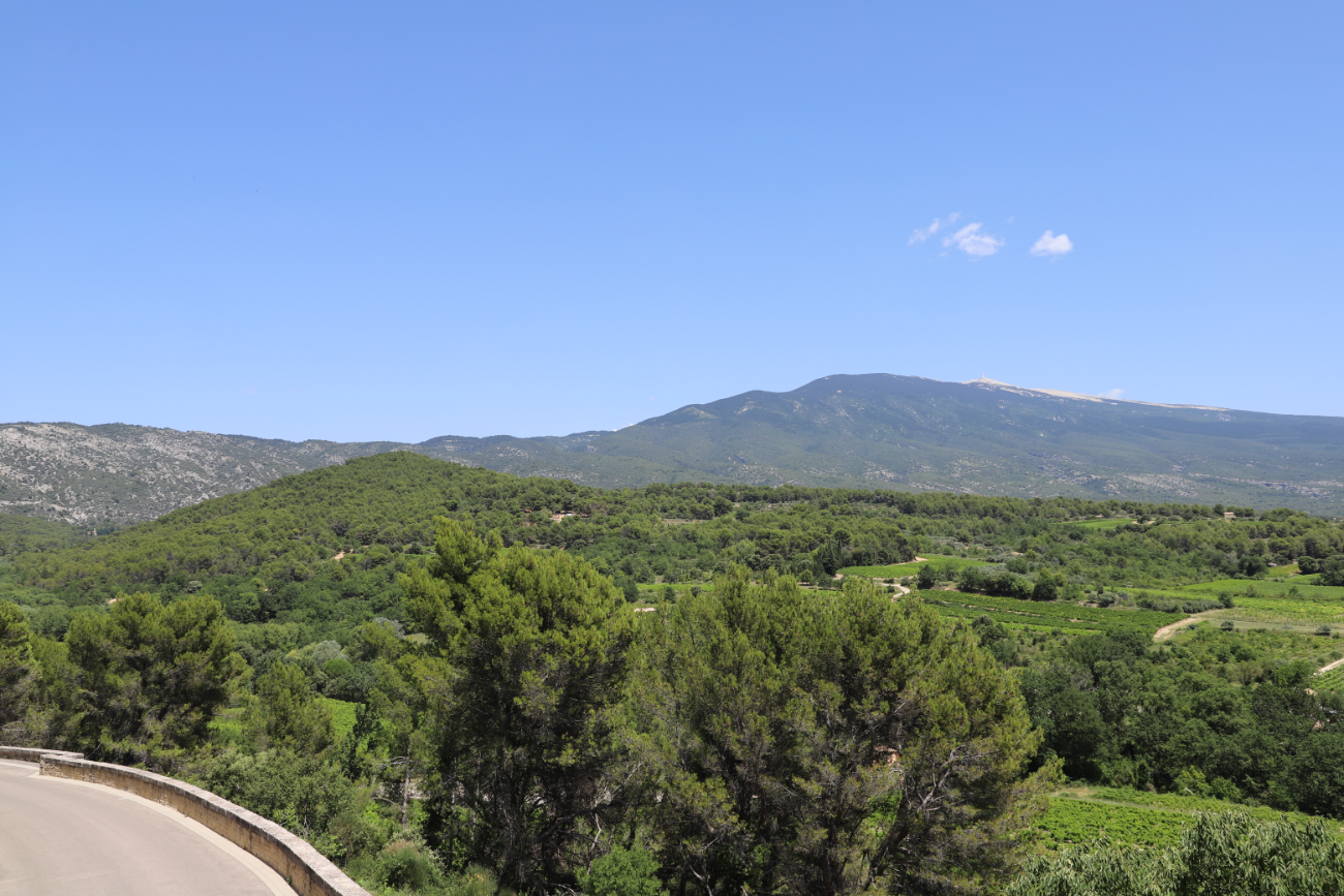 Crillon le Brave, vue du Mont Ventoux