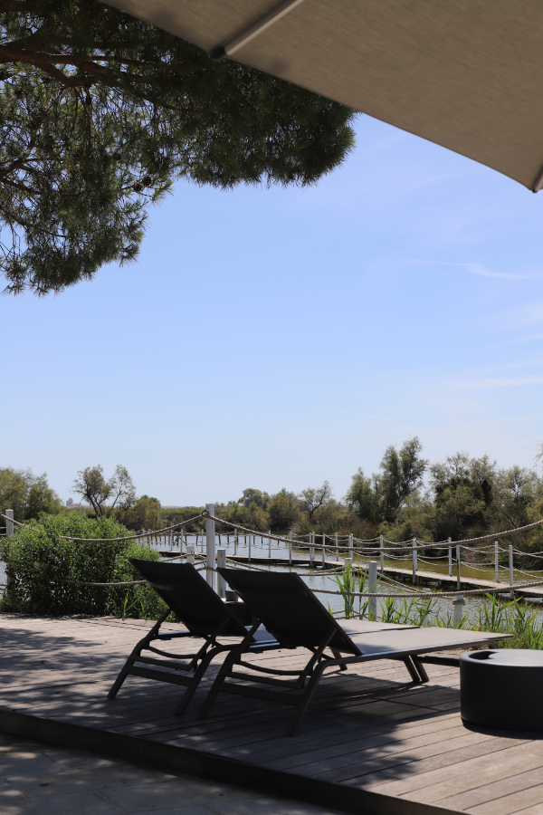 mas de la fouque, vue des marais camargue